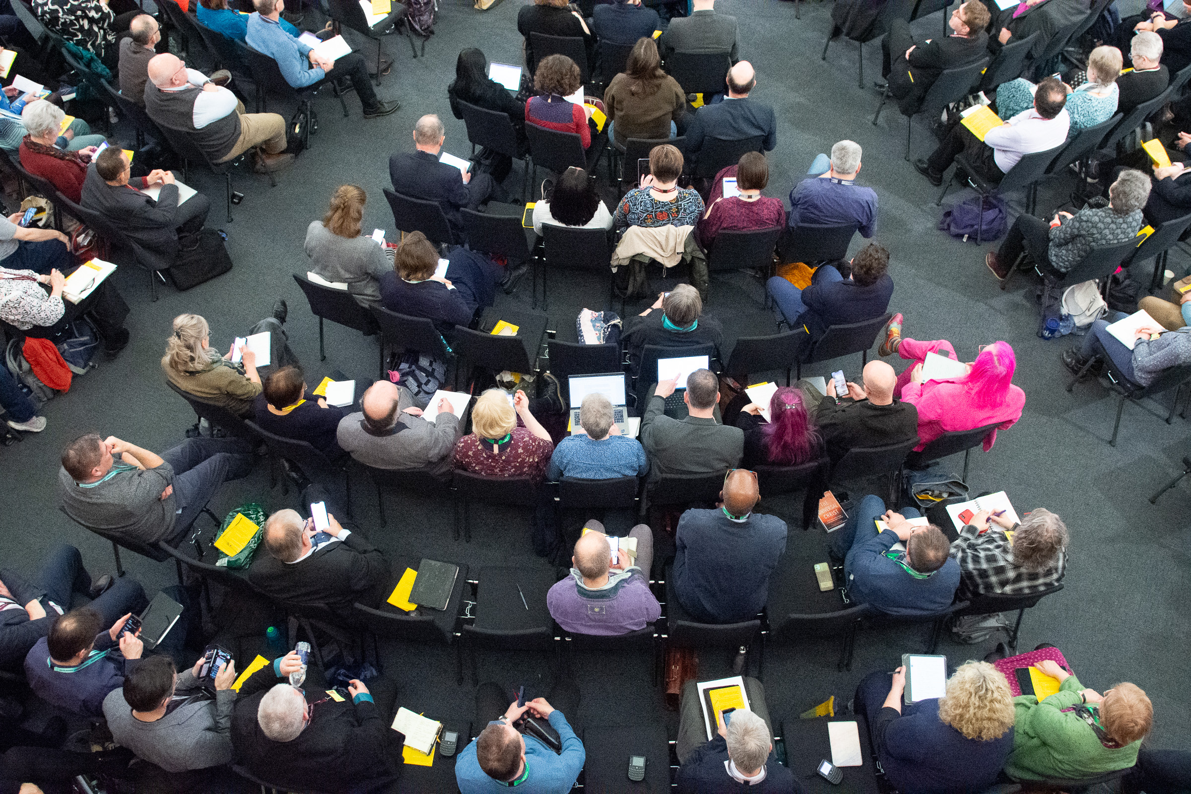 Overhead view of General Synod